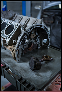 close up car engine